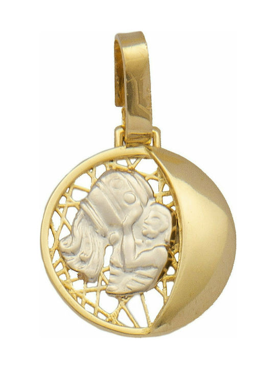 Mertzios.gr Charm Zodiac Sign from Gold 14K