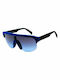 Italia Independent Men's Sunglasses with Blue Plastic Frame and Blue Gradient Mirror Lens 0911V.022.000