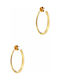 Mertzios.gr Earrings Hoops made of Gold 14K