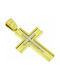 Mertzios.gr Gold Cross 14K Double Sided