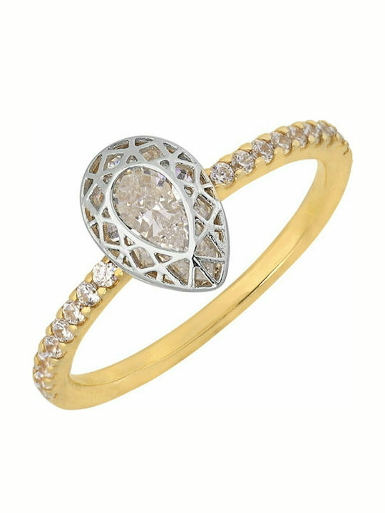 Mertzios.gr Single Stone from Gold 9K