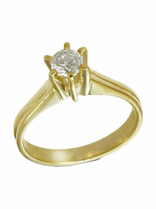 Filva Oro Inel Solitar din Aur 14K