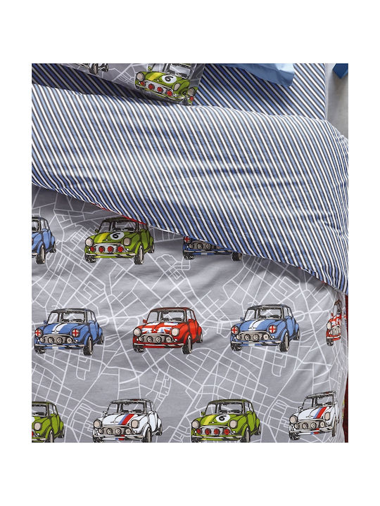 Kentia Race Set Kids Duvet Cover Single with Pi...