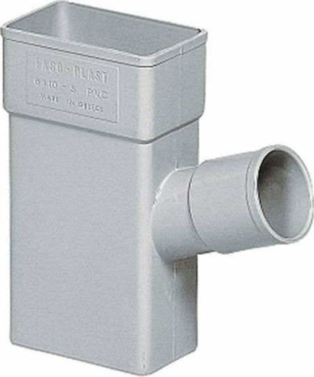 Fasoplast Sucursala PVC Lateral Gri EAHΠ610
