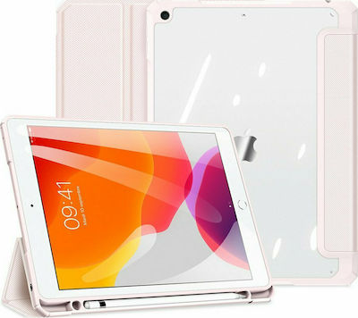 Dux Ducis Toby Armored Flip Cover Plastic / Synthetic Leather Pink (iPad 2019/2020/2021 10.2'')
