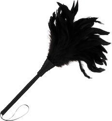 Darkness Feather Lux Feather for Tickling in Black Color