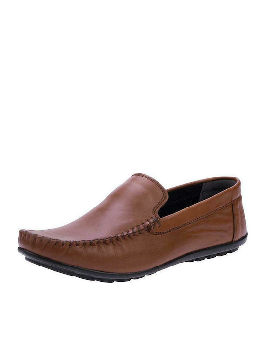 Gale Men's Leather Loafers Tabac Brown