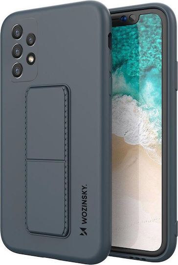Wozinsky Kickstand Flexible Back Cover Σιλικόνης Navy Μπλε (Galaxy A32 5G)
