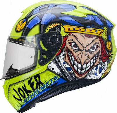 MT Targo Pro Joker Full Face Helmet DOT / ECE 22.05 1450gr C3 Fluo Yellow MTH000KRA377