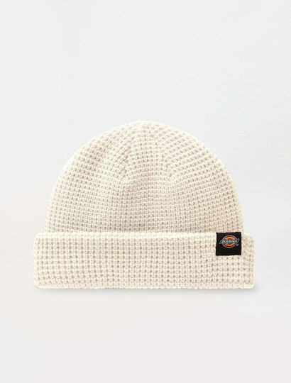 Woodworth Beanie Unisex Beanie Gestrickt in Ecru Farbe