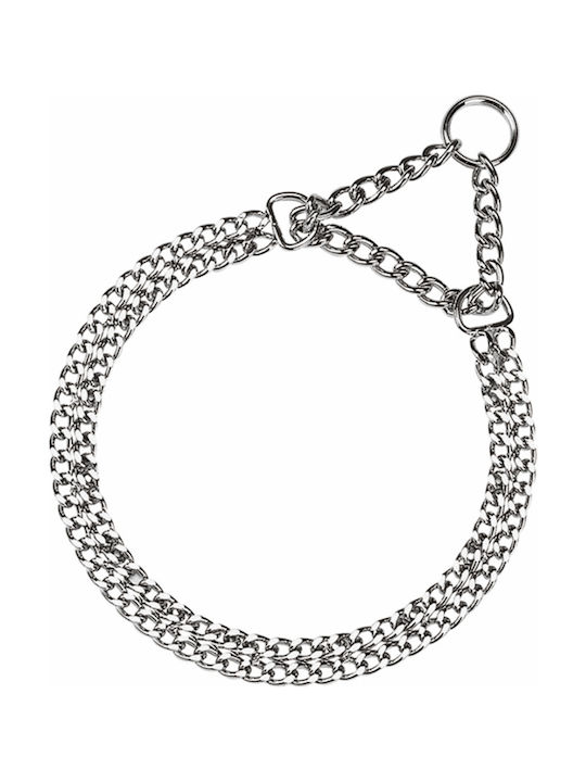 Ferplast Chrome CSS5516 Dog Choke Collar Chain In Silver Colour 28/ 38εκ.