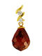 Emphasis Gold Stone Charm with Diamond