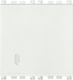 Vimar Arke Front Plate Wall Push Button without Frame White 19008.2.B