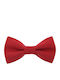 Kids Fabric Bow Tie Red