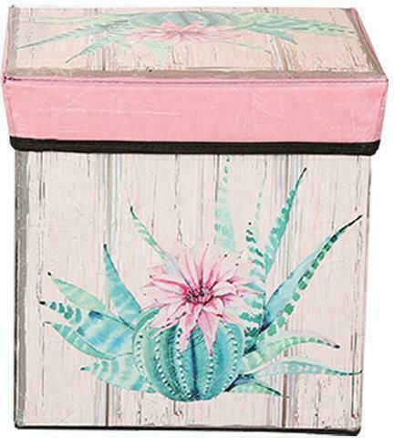Next Kinderhocker mit Stauraum Kaktus Rosa 3Stück