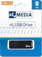 Verbatim MyMedia 8GB USB 2.0 Stick Negru