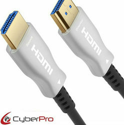 CyberPro HDMI 2.0 Cablu HDMI de sex masculin - HDMI de sex masculin 30m Negru
