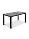 Adler Outdoor Dinner Polypropylene Table Charcoal 140x80x75cm