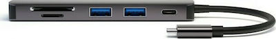 4Smarts USB-C Stație de andocare cu HDMI 4K PD Gri (582-SMR-468782)