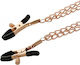 Coquette Nipple Clamps Σφιγκτήρες Θηλών σε Μαύρο Χρώμα