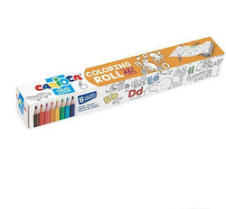 Carioca Coloring Roll Σετ Ζωγραφικής 8τμχ