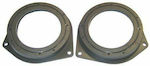 Lautsprecher-Ring Auto Zurück 100mm & 130mm Fiat Großer Punkt Ford E-Commerce-Website Opel Astra 2Stück