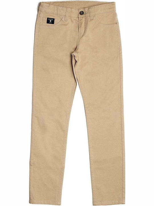 Guess Kids Fabric Trousers Beige