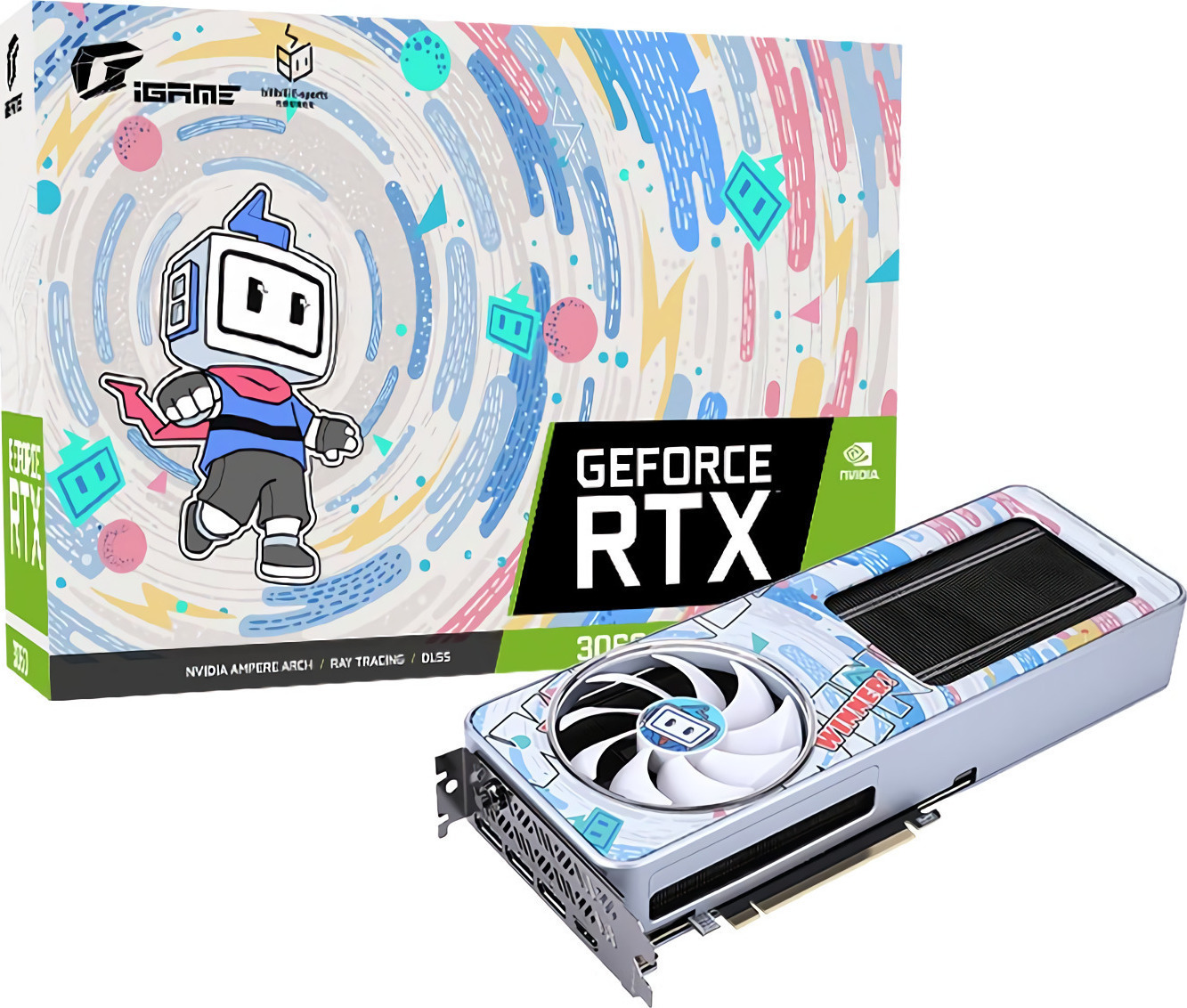 Colorful GeForce RTX 3060 12GB GDDR6 bilibili E-sports Edition OC 12G-V ...