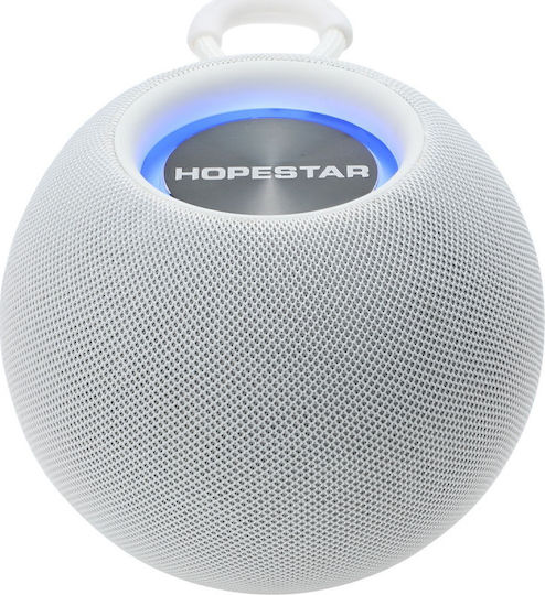 Hopestar H52 Αδιάβροχο Ηχείο Bluetooth 5W με Ραδιόφωνο και Διάρκεια Μπαταρίας έως 6 ώρες Λευκό
