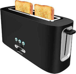 Cecotec Toast&Taste Φρυγανιέρα 1 Θέσης 980W Μαύρη