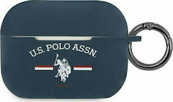 U.S. Polo Assn. S Pro Case Hülle Silikon mit Haken in Marineblau Farbe für Apple AirPods Pro U.S. Polo Assn. S Pro Case Hülle Silikon mit Haken in Marineblau Farbe für Apple AirPods Pro