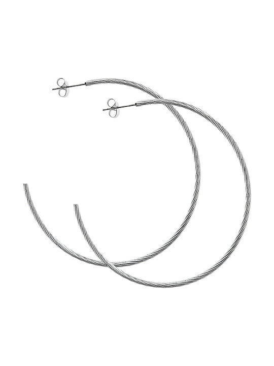 Oxzen Earrings Hoops from Steel