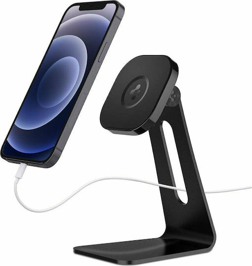 Spigen Onetap Βάση Φόρτισης MagSafe σε Μαύρο χρώμα