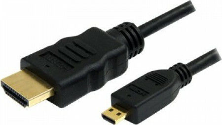 StarTech Cable HDMI male - micro HDMI male 0.5m Μαύρο