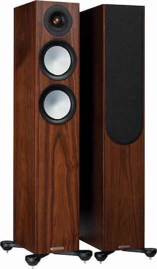 Monitor Audio Silver 200 7G Ζεύγος Ηχείων Hi-Fi Δαπέδου 150W 2.5 Δρόμων Π16.5xΒ27.2xΥ88.5εκ. Καρυδιά