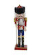 TnS Nutcracker de Crăciun Lemn Înălțime 25cm. (desene și modele diverse)