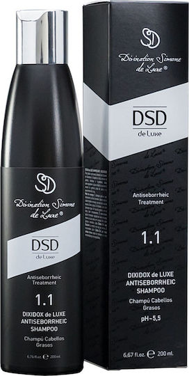 DSD de Luxe 1.1 Antiseborrheic Treatment Shampoos against Seborrheic Dermatitis for Oily Hair 200ml