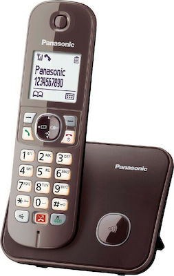 Panasonic KX-TG6851 Cordless Phone with Speaker Brown