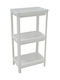 Ankor Floor Bathroom Shelf Plastic with 3 Shelves 35.5x23x75cm