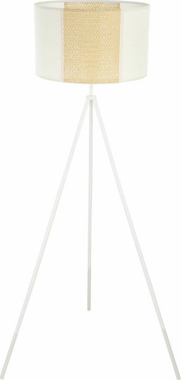 Eglo Arnhem Floor Lamp H151xW44cm. with Socket for Bulb E27 White