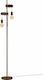 Eglo Townshend Floor Lamp H169xW26cm. with Socket for Bulb E27 Brown