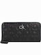 Quilted Large Women's Wallet Classic Black