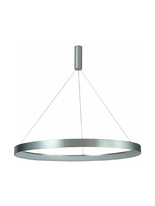 Home Lighting Amaya Pendant Lamp with Built-in LED Silver