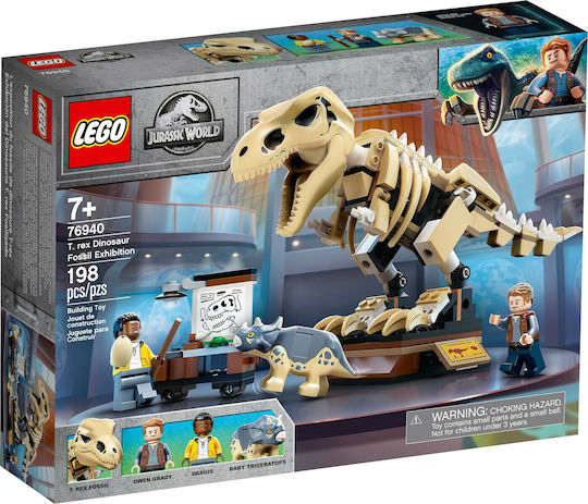 LEGO Jurassic World T Rex Dinosaur Fossil Exhibition Für 7+ Jahre 198 Stück