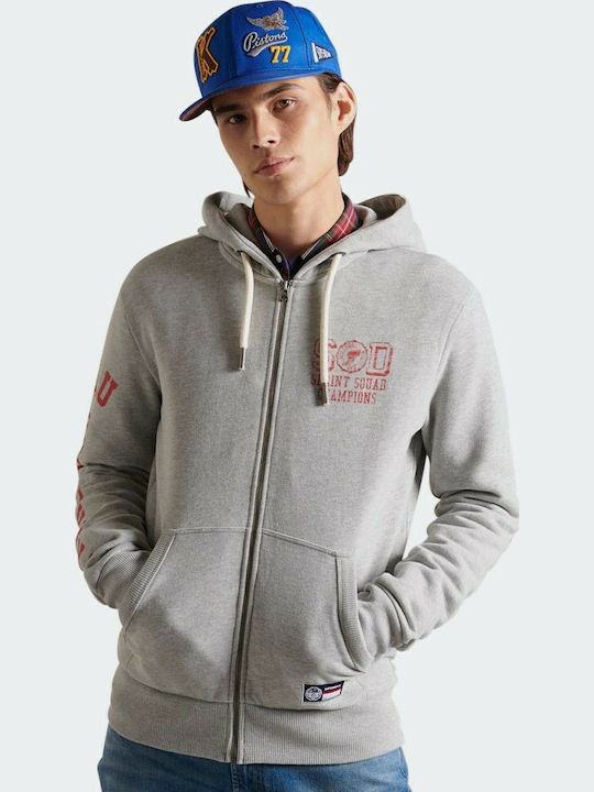 Track & Field Zip Hoodie Geacă Cu Glugă Gri