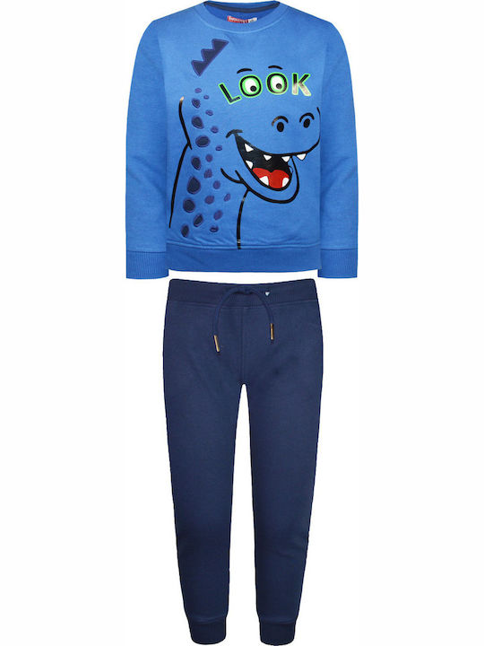 Energiers Kids Sweatpants Set Blue 2pcs