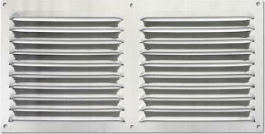 Inofix 1254 Lüftungsgitter 15x30cm Rechteckig