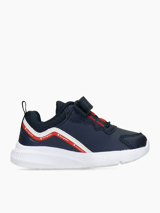Incaltaminte Sport Copii Low Cut Shout Alergare cu Închidere Hoop & Loop Albastru