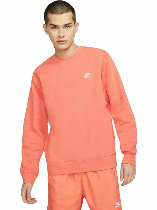 Nike Sportswear Club Men's Sweatshirt Magic Ember