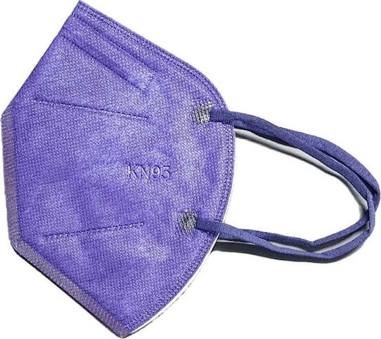 Max Barbeador Max-02 KN95 3D Care Protective Mask Маска за защита FFP2 Лилав 20бр